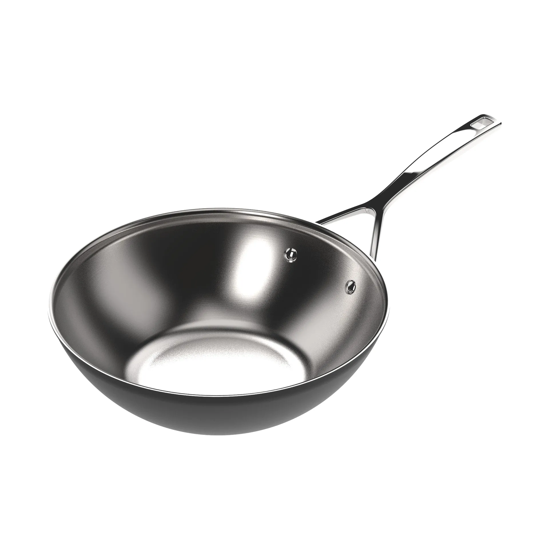 Demeyere Black 5 wok em aço inoxidável, Ø30 cm Demeyere