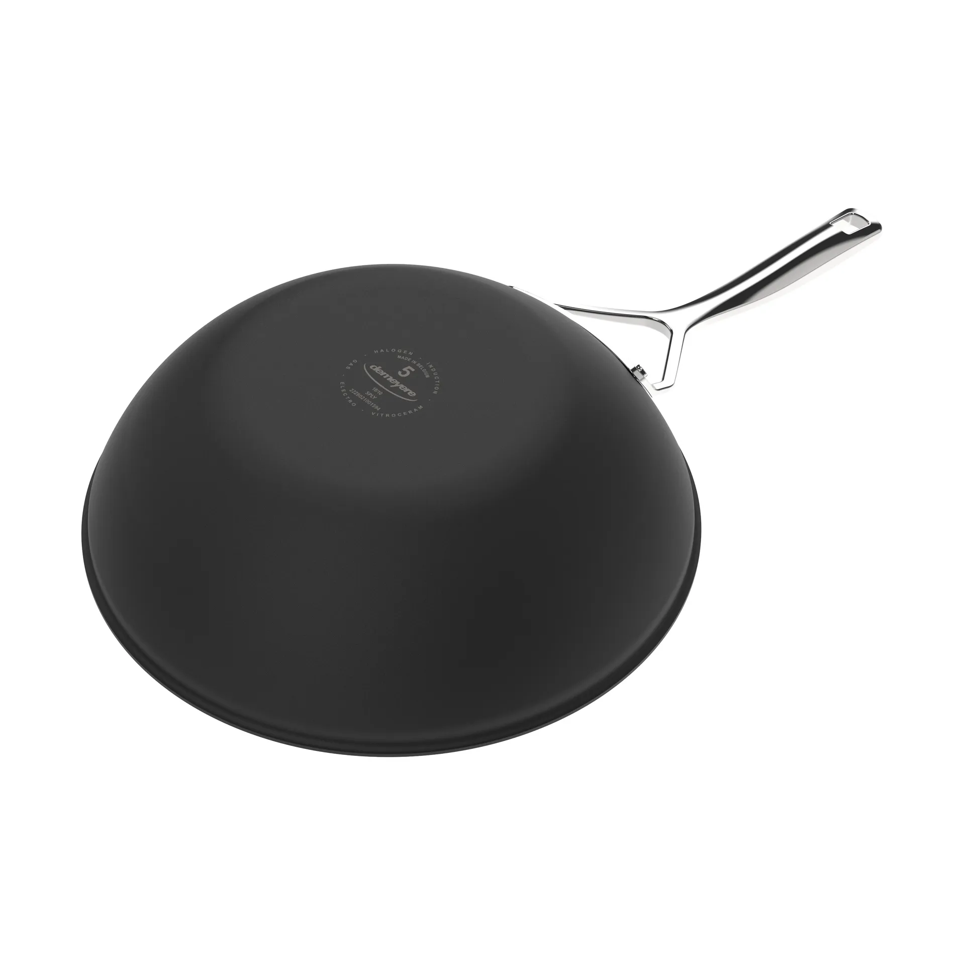 Demeyere Black 5 wok em aço inoxidável, Ø30 cm Demeyere