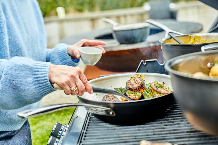 Demeyere Black 5 wok em aço inoxidável, Ø30 cm Demeyere