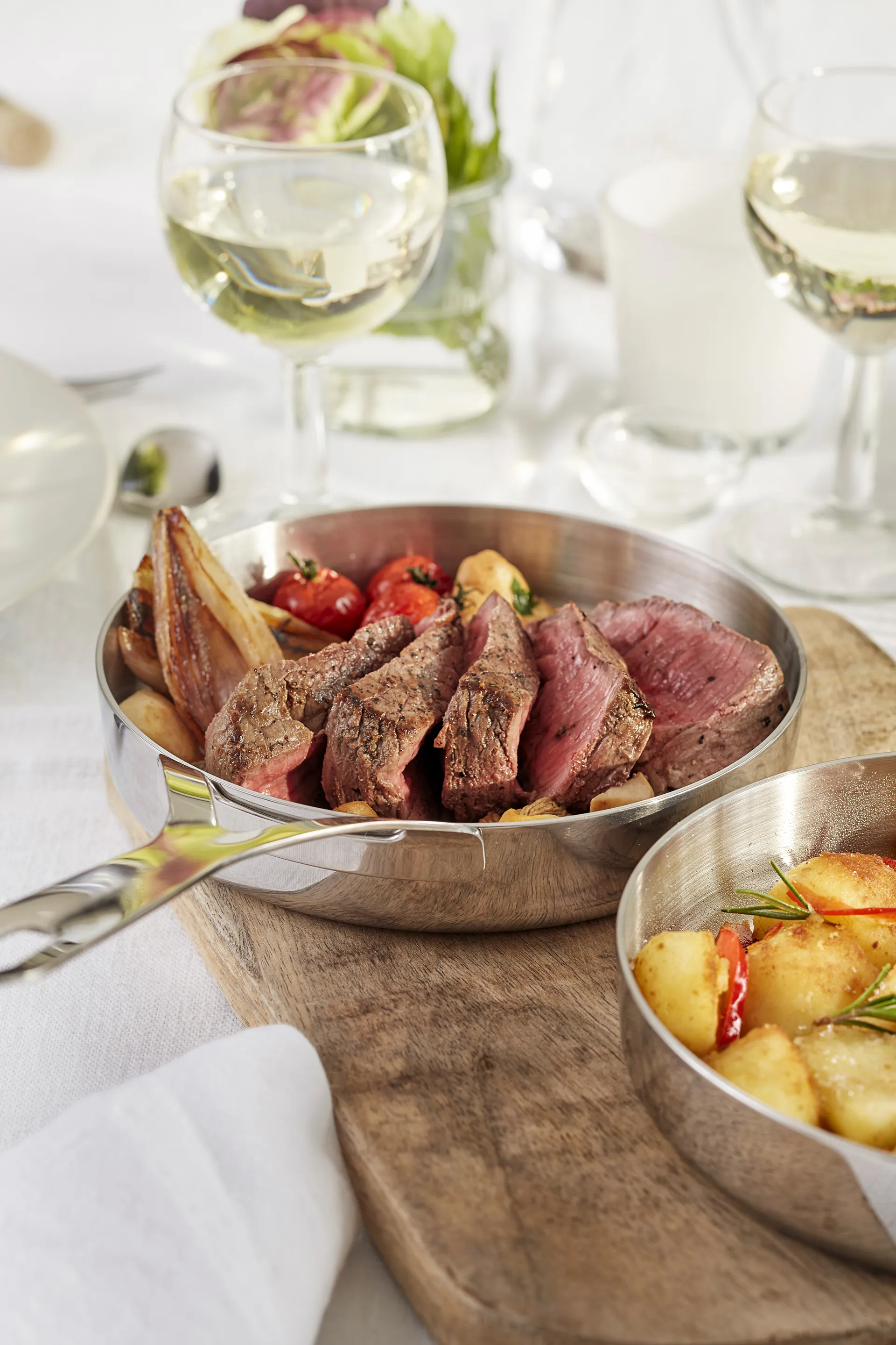 Specialties 3 frigideira mini aço inoxidável 3-camadas, Ø16 cm Demeyere