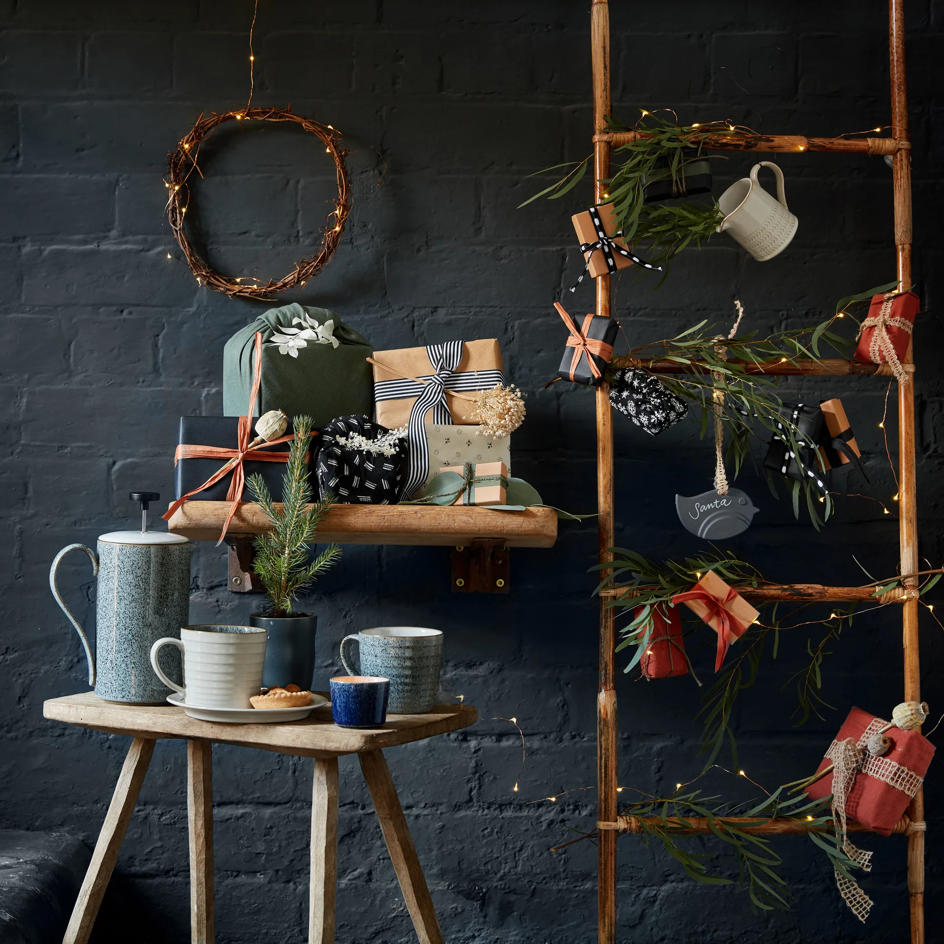 Caneca canelada 40 cl Studio Grey , Granito Denby