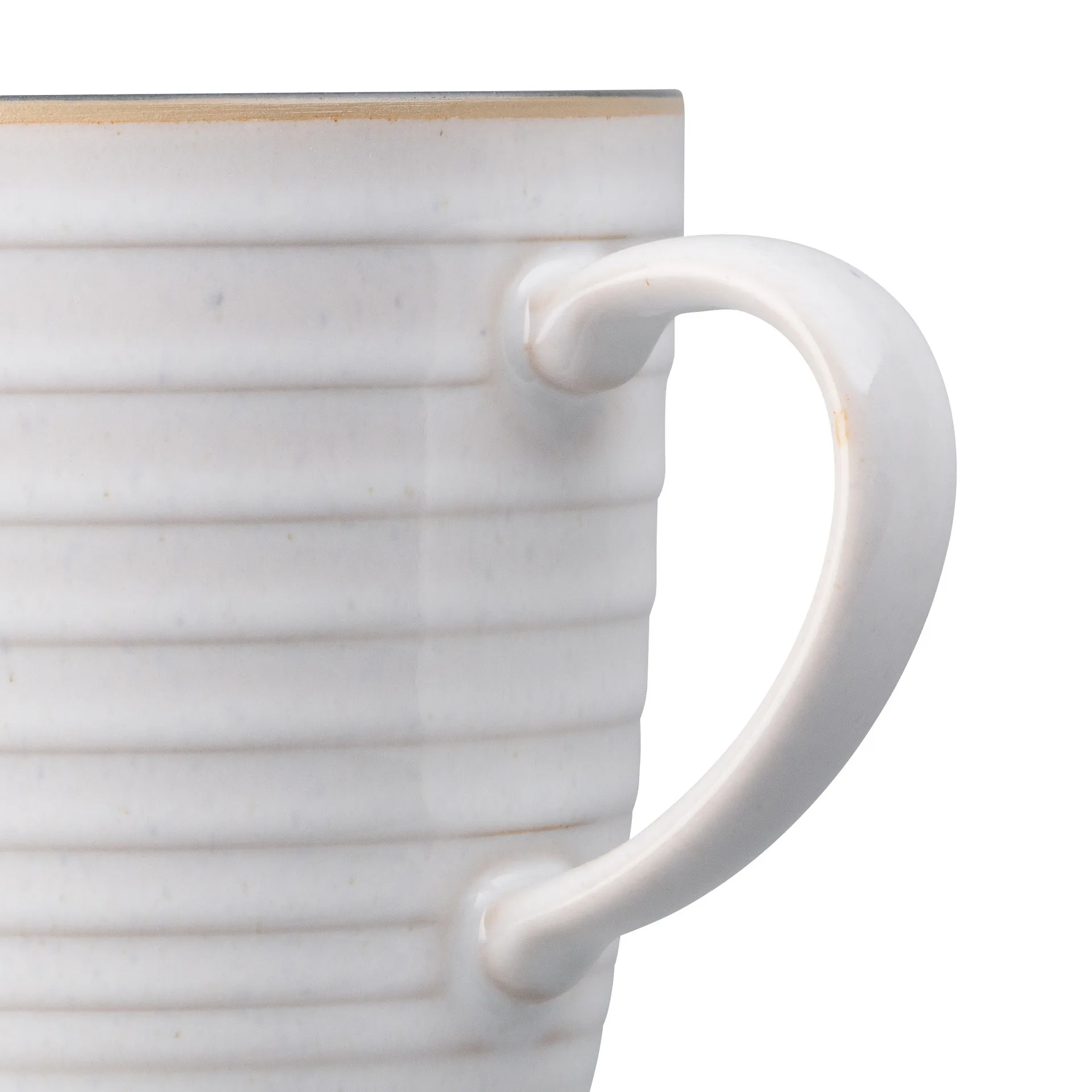 Caneca canelada 40 cl Studio Grey , Quartzo Denby