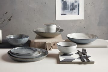Caneca canelada 40 cl Studio Grey  - Quartzo - Denby