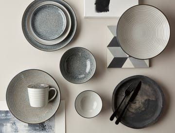 Caneca canelada 40 cl Studio Grey  - Quartzo - Denby