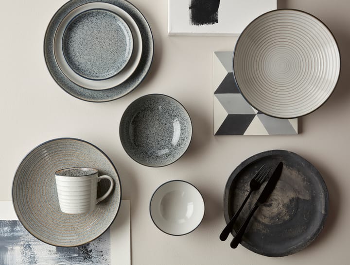 Caneca canelada 40 cl Studio Grey , Quartzo Denby