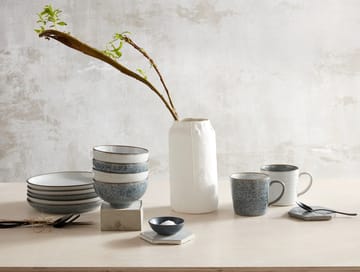 Caneca canelada 40 cl Studio Grey  - Quartzo - Denby