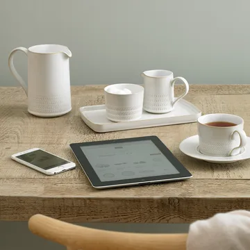 Chávena de chá e café Natural Lona 26 cl - Texturizado - Denby