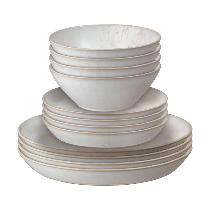 Conjunto de serviço Kiln Coral - Coral-bege, 12 peças - Denby