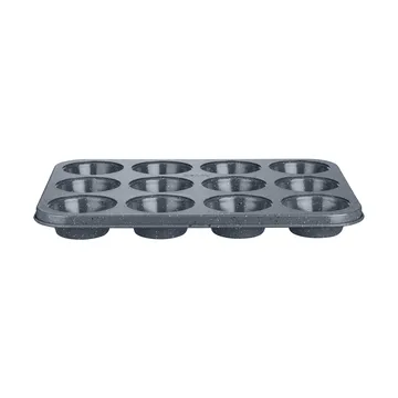 Forma para muffins com acabamento Quantanium - Cinzento, 12 unid. - Denby