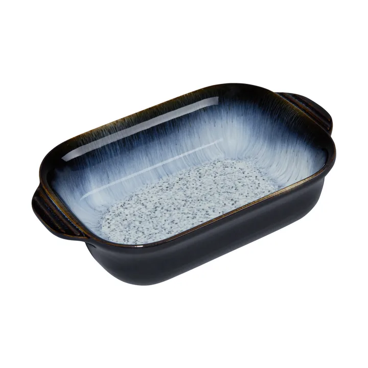 Halo forma para forno - Preto-azul, small, retangular - Denby