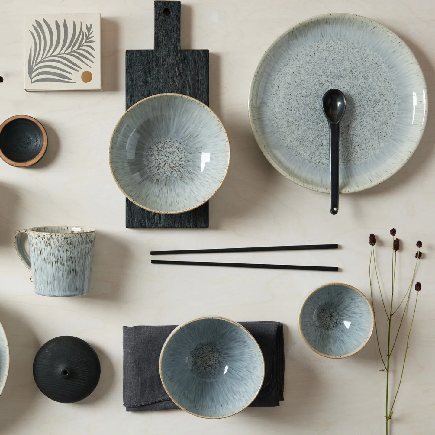 Prato Halo Speckle coupe 26 cm, Cinzento-castanho Denby