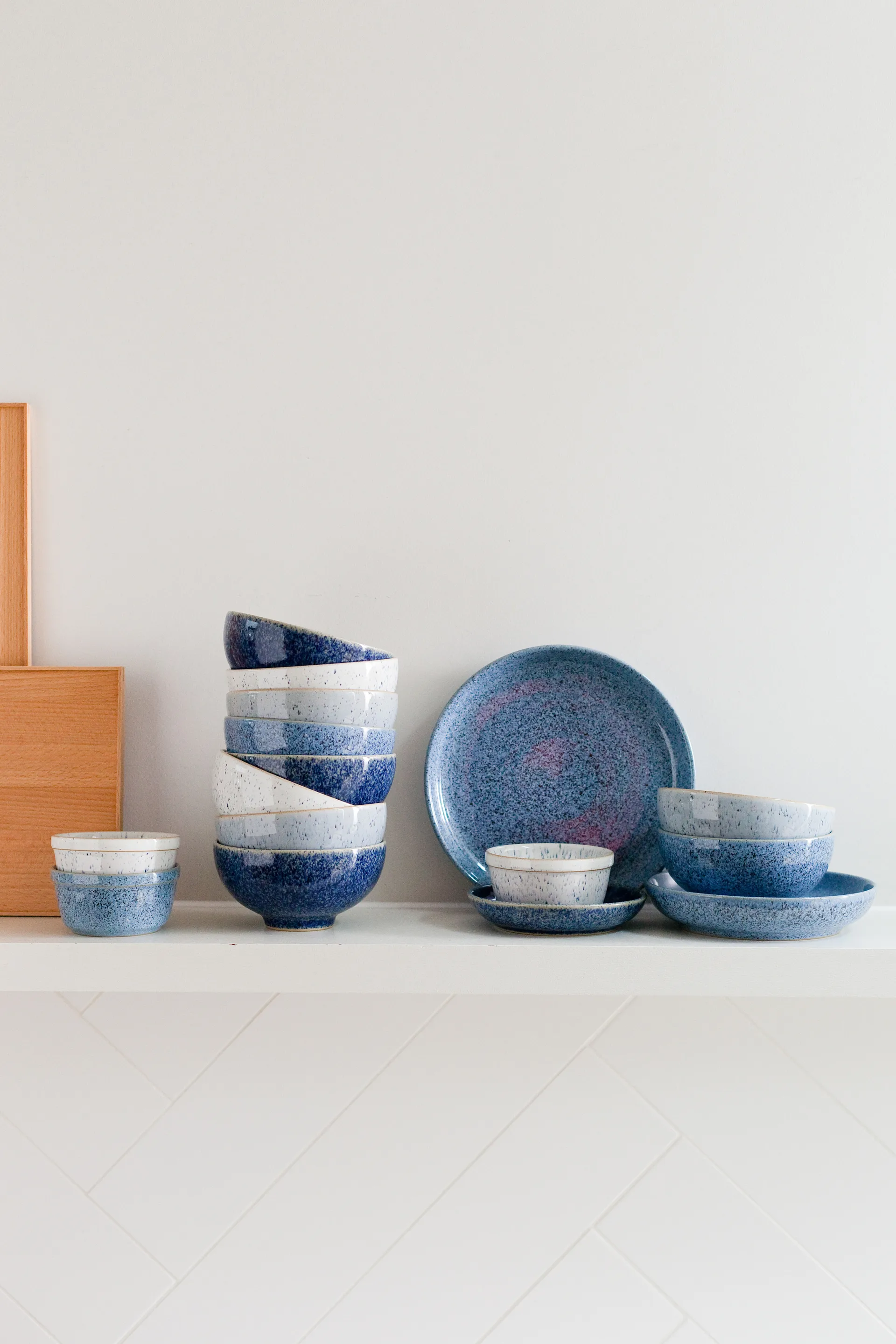 Prato Studio Blue coupe 26 cm, Cobalto Denby