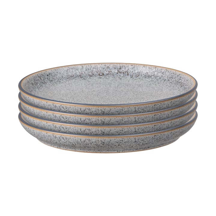 Prato Studio Grey 21 cm 4-unidades  - Granito - Denby