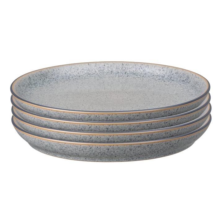 Prato Studio Grey coupe 26 cm 4-unidades - Granito - Denby