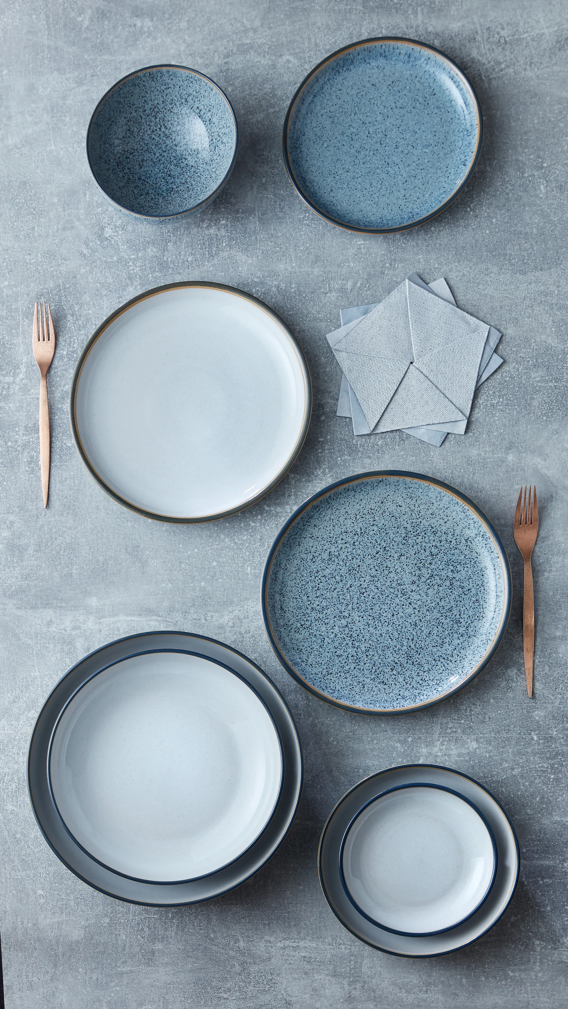 Prato Studio Grey coupe 26 cm, Granito Denby