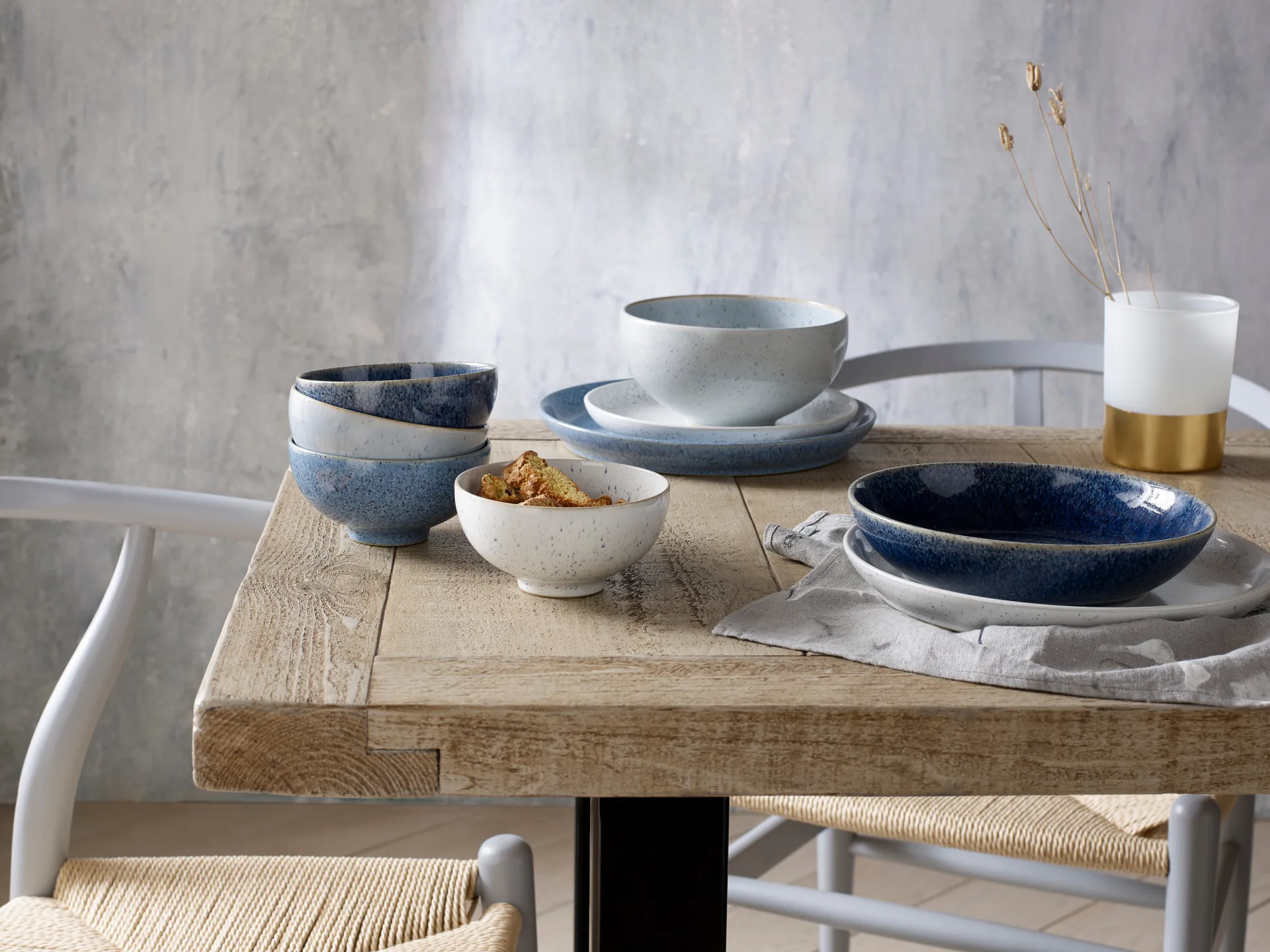 Studio Blue Tigela 17 cm, Giz Denby