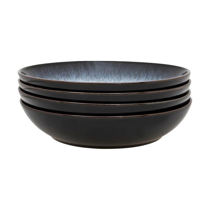 Tigela de massa Halo 22 cm 4-pack - Azul-cinza-preto - Denby