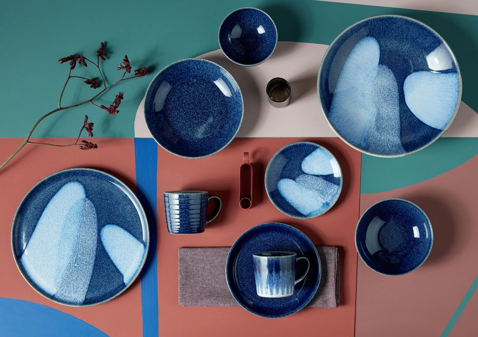 Tigela de massa Studio Blue 22 cm, Cobalto Denby