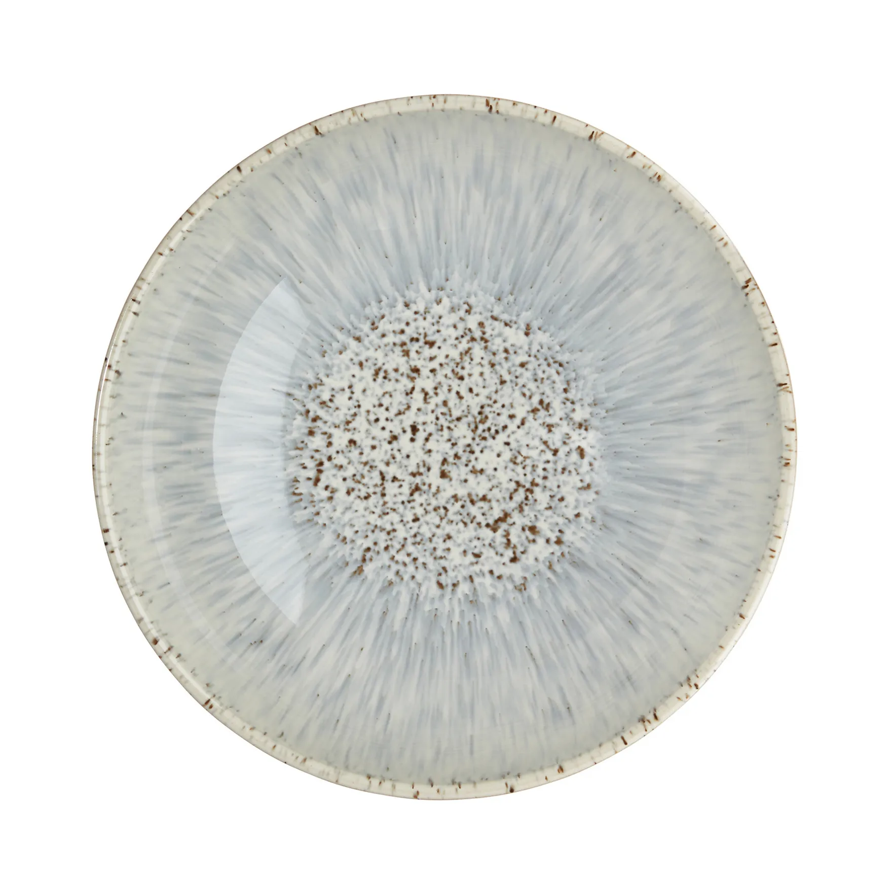 Tigela Halo Speckle coupe 17 cm, Cinzento-castanho Denby