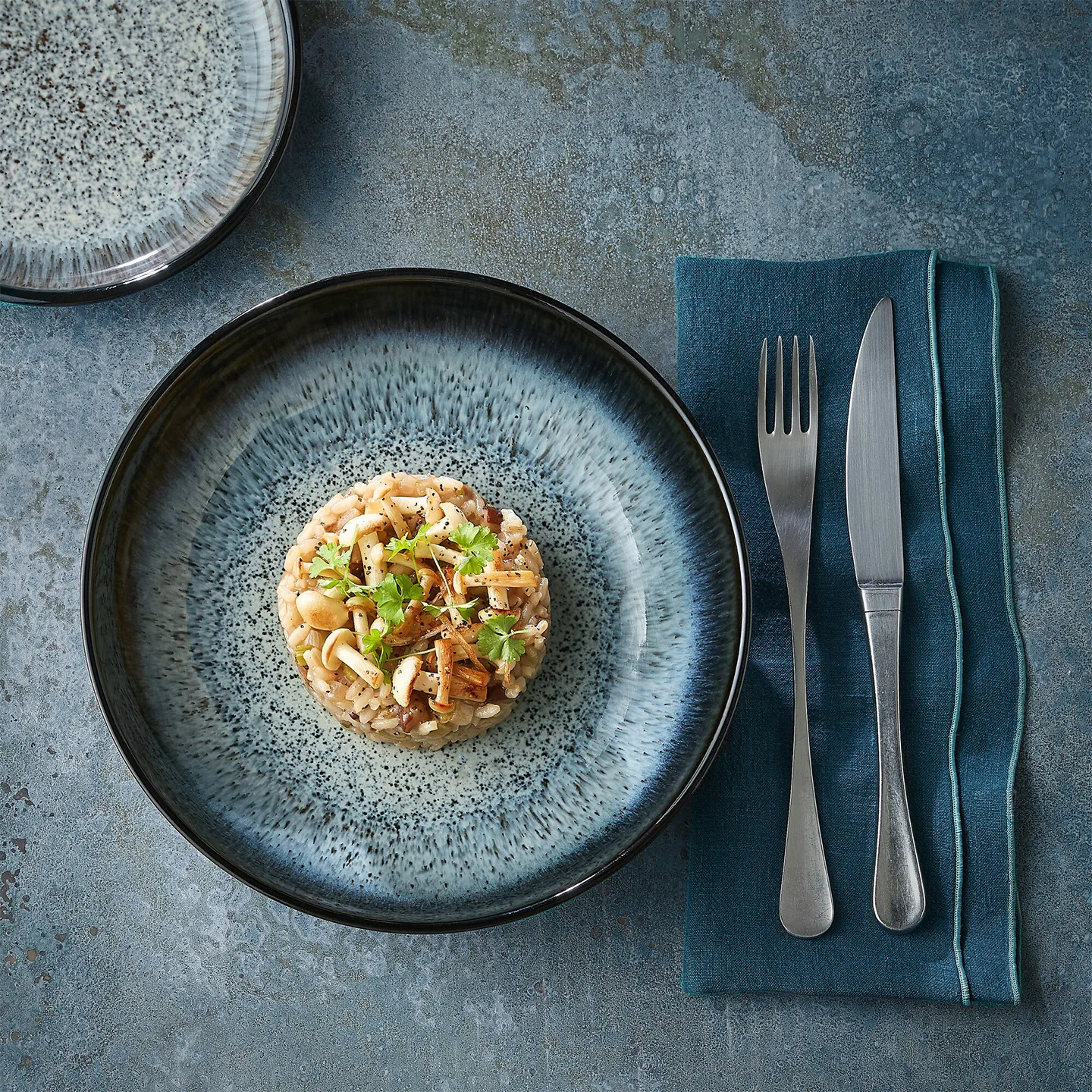 Tigela para massas Halo 22 cm, Azul-cinza-preto Denby