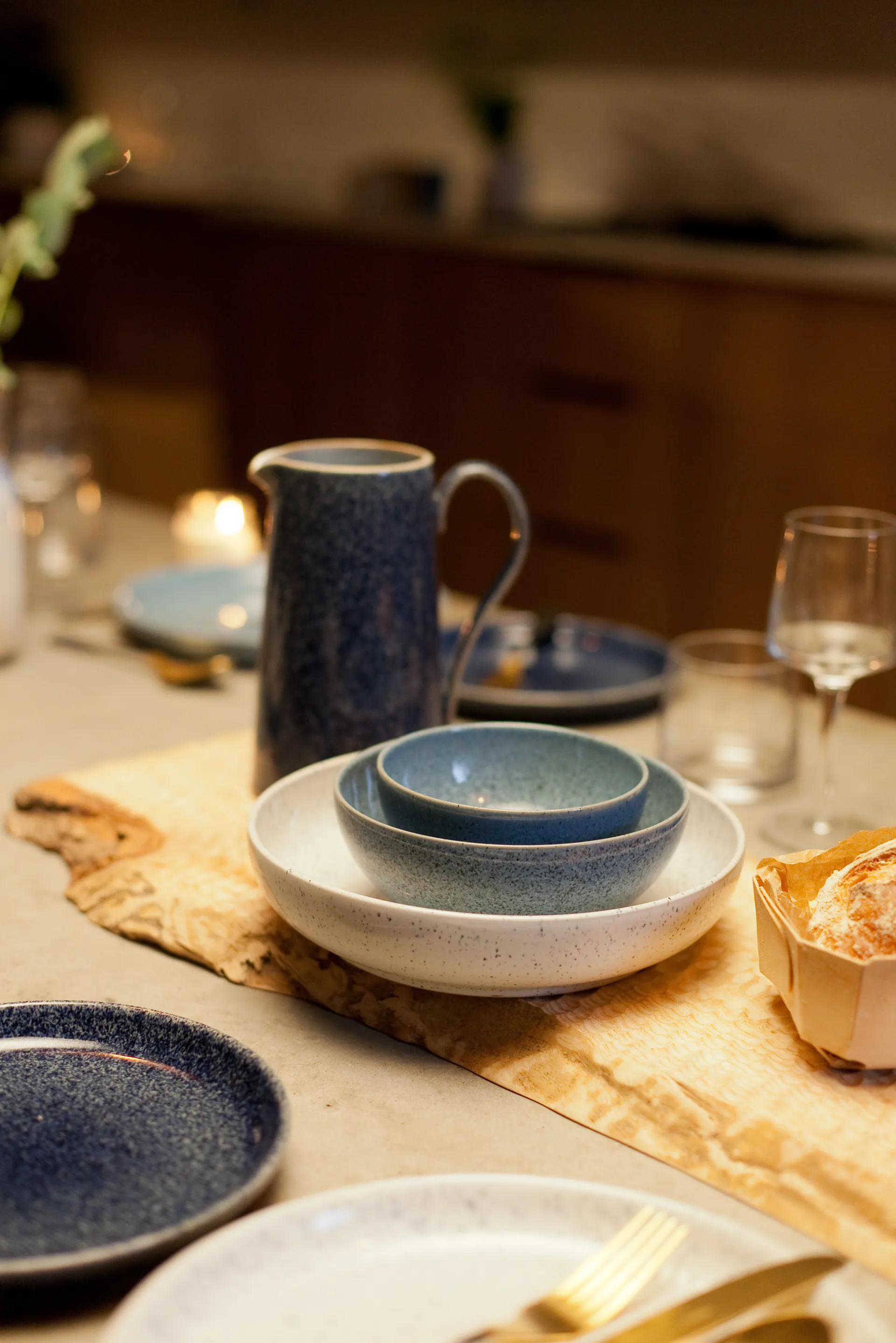 Tigela Studio Blue 20,5 cm, Pebble Denby