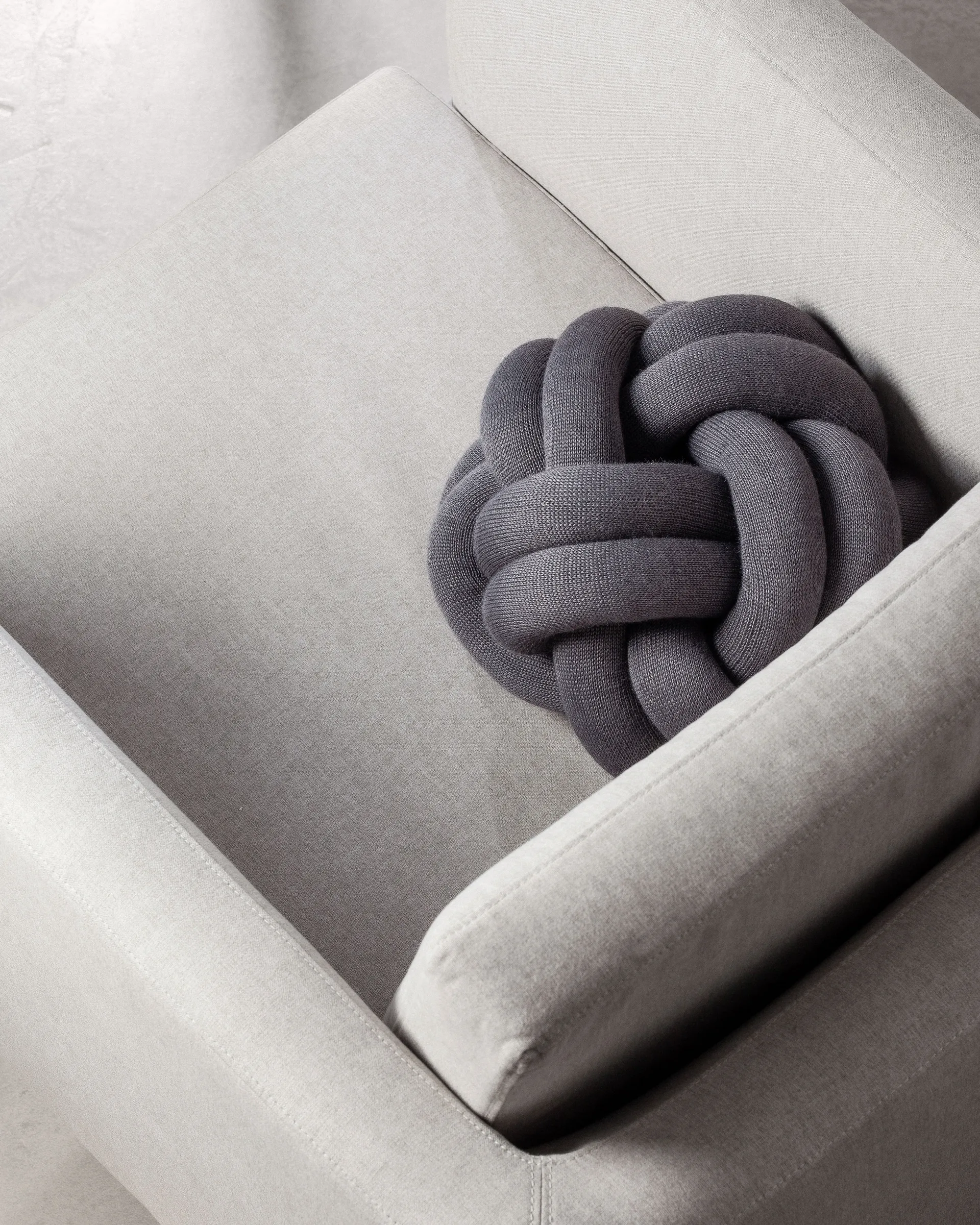 Almofada Knot, cinza Design House Stockholm