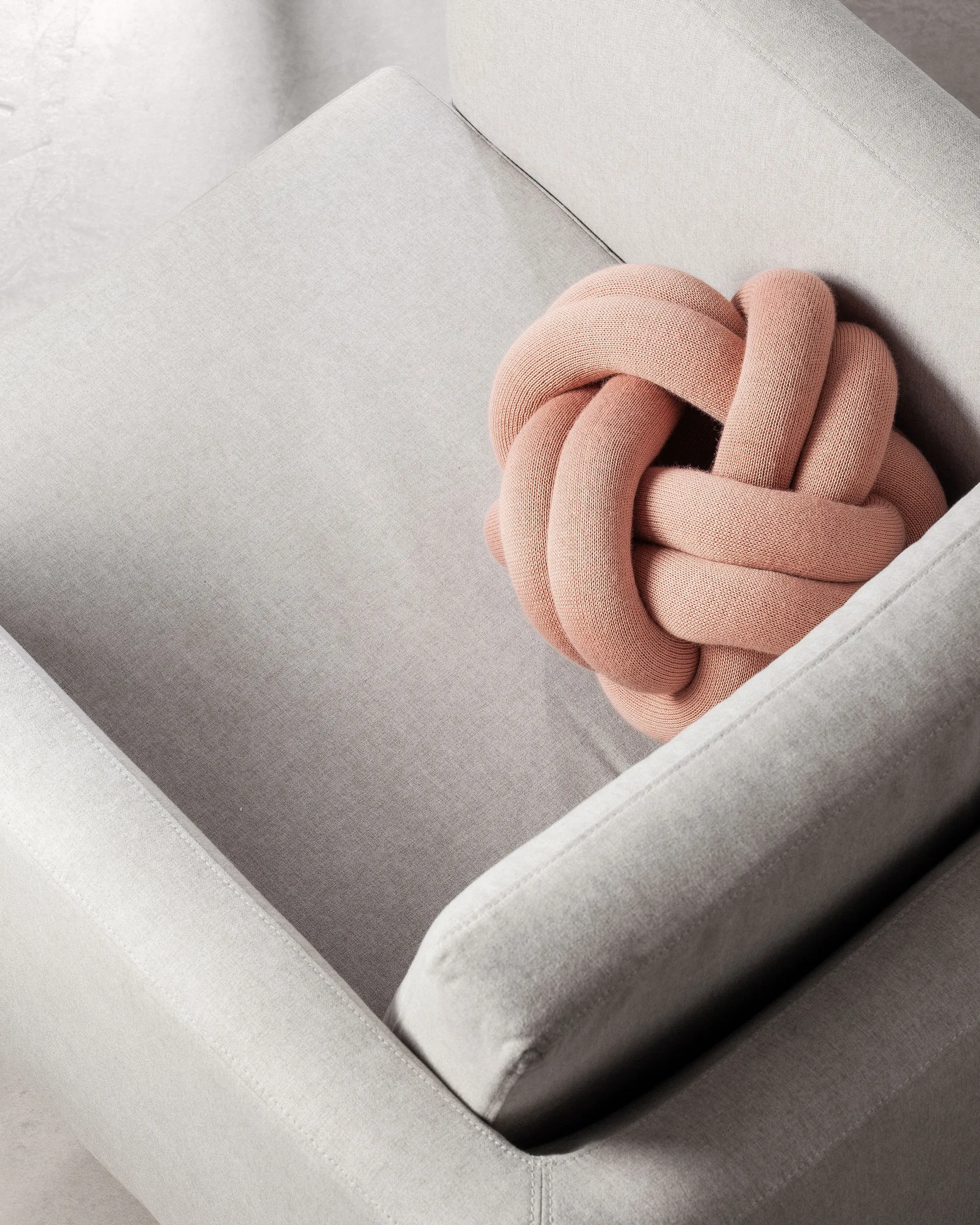 Almofada Knot, Dusty pink Design House Stockholm