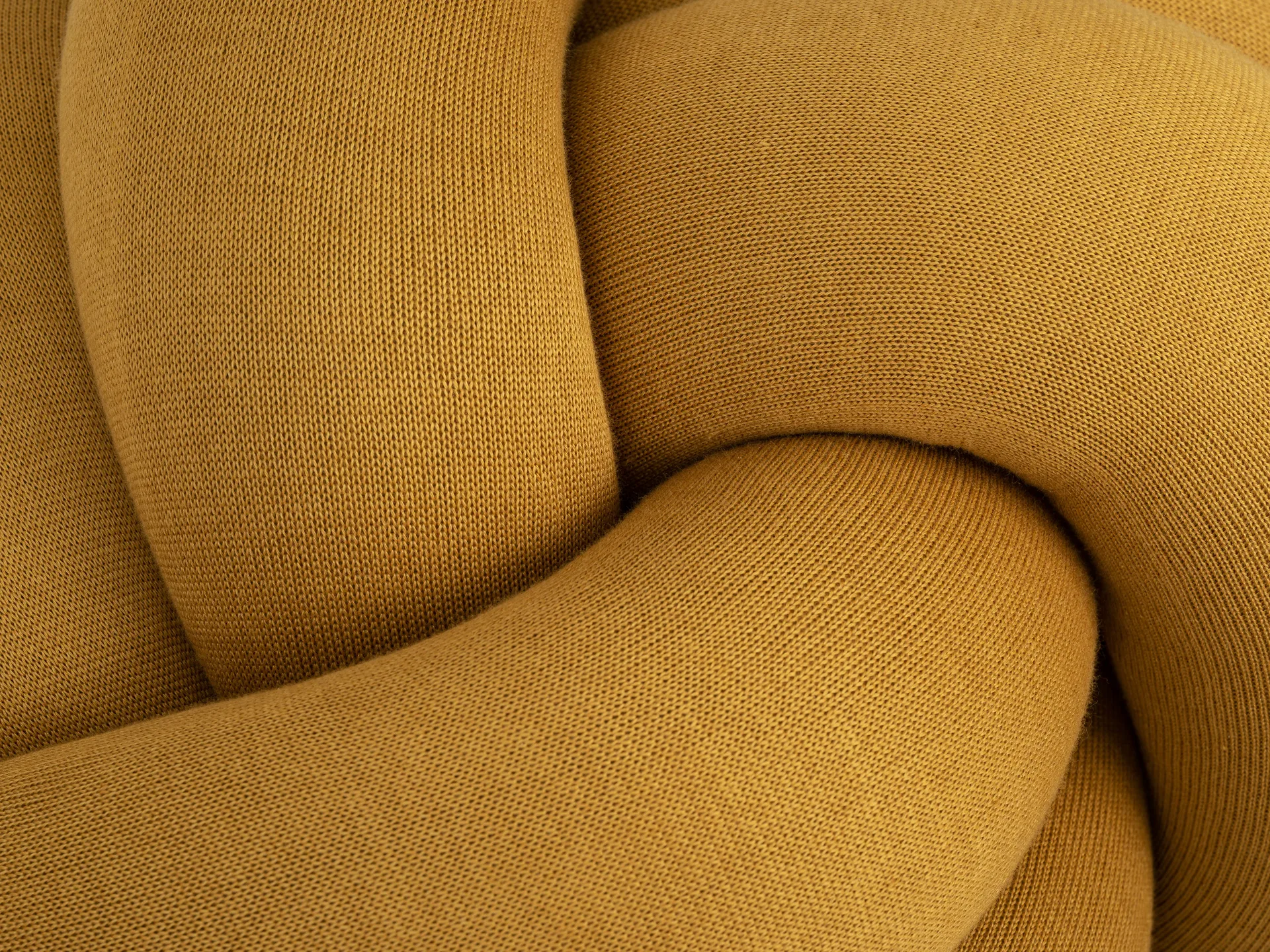 Almofada Knot XL, Amarelo Design House Stockholm