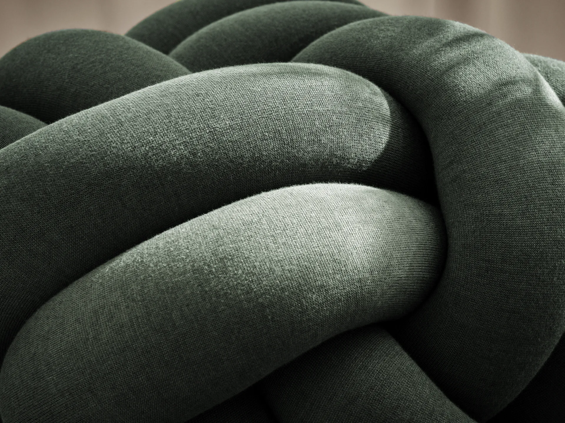 Almofada Knot XL, Forest green Design House Stockholm