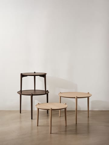 Aria mesa de centro alta 46 cm - Carvalho escuro - Design House Stockholm