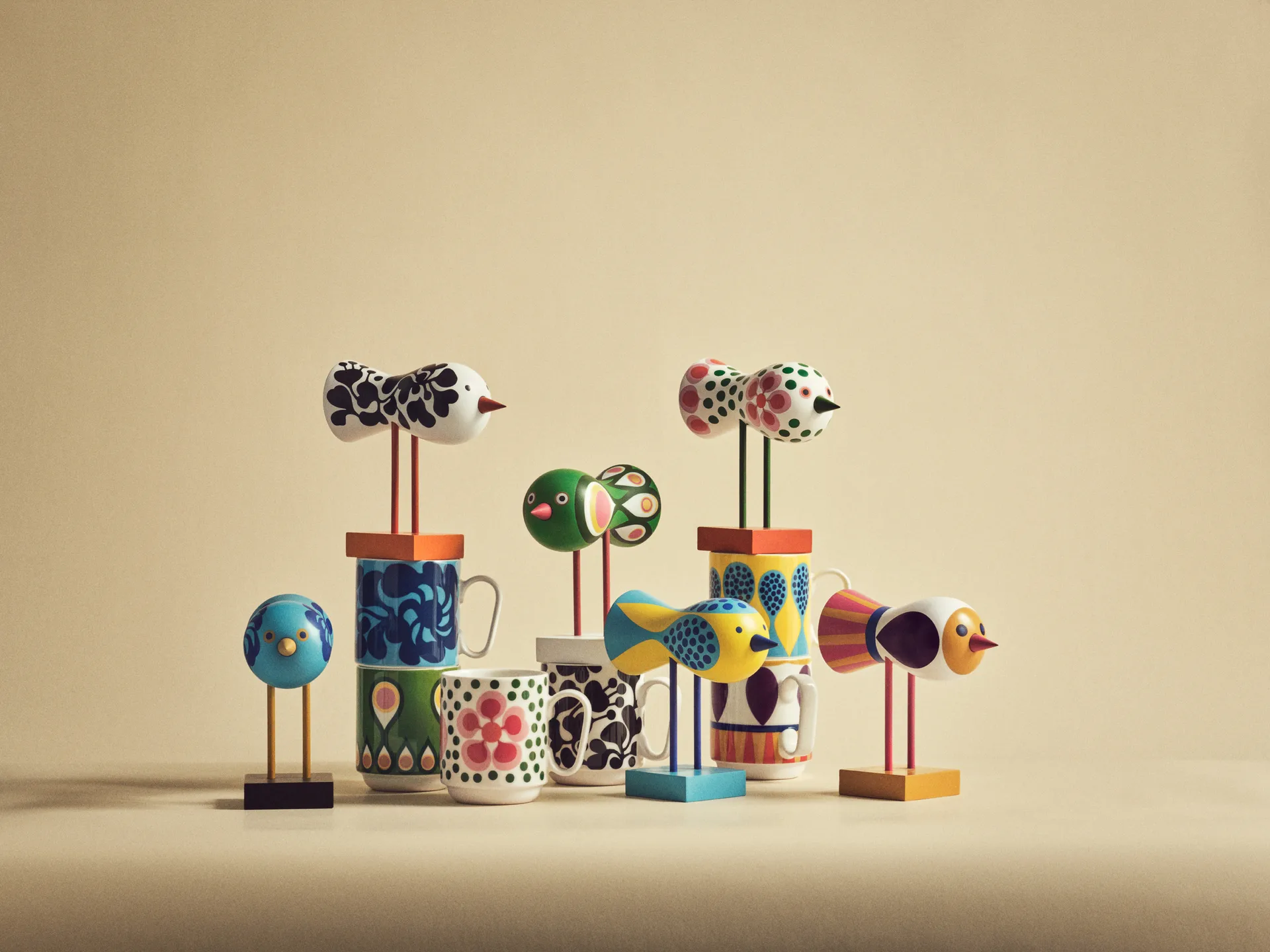 Birds 1967 caneca 35 cl, No. 4 Design House Stockholm