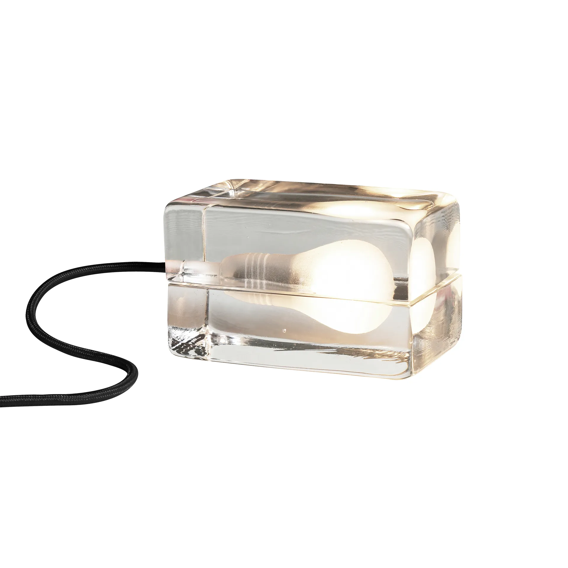 Candeeiro Block Lamp, cabo preto Design House Stockholm