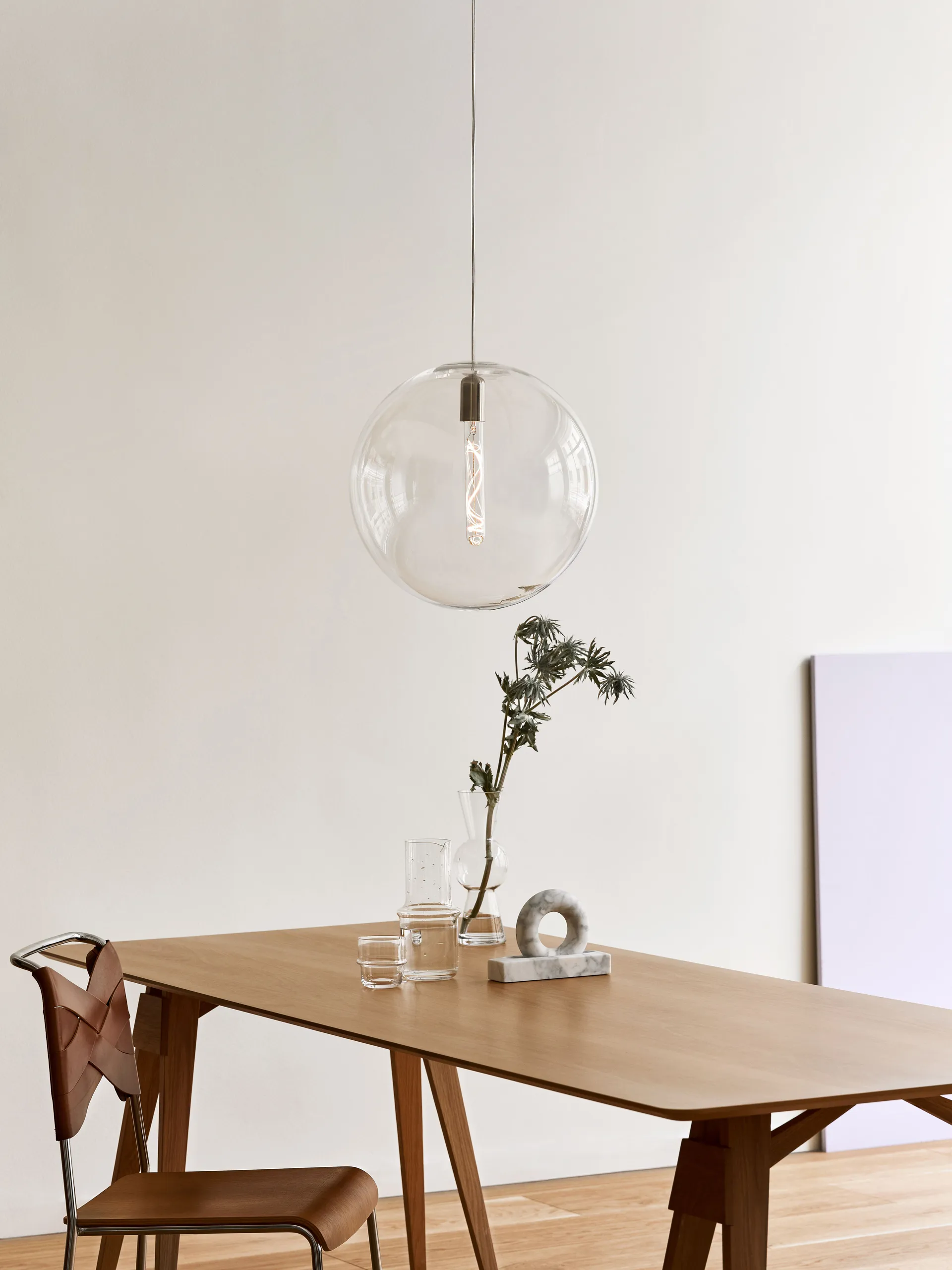 Candeeiro liso Luna, grande Design House Stockholm