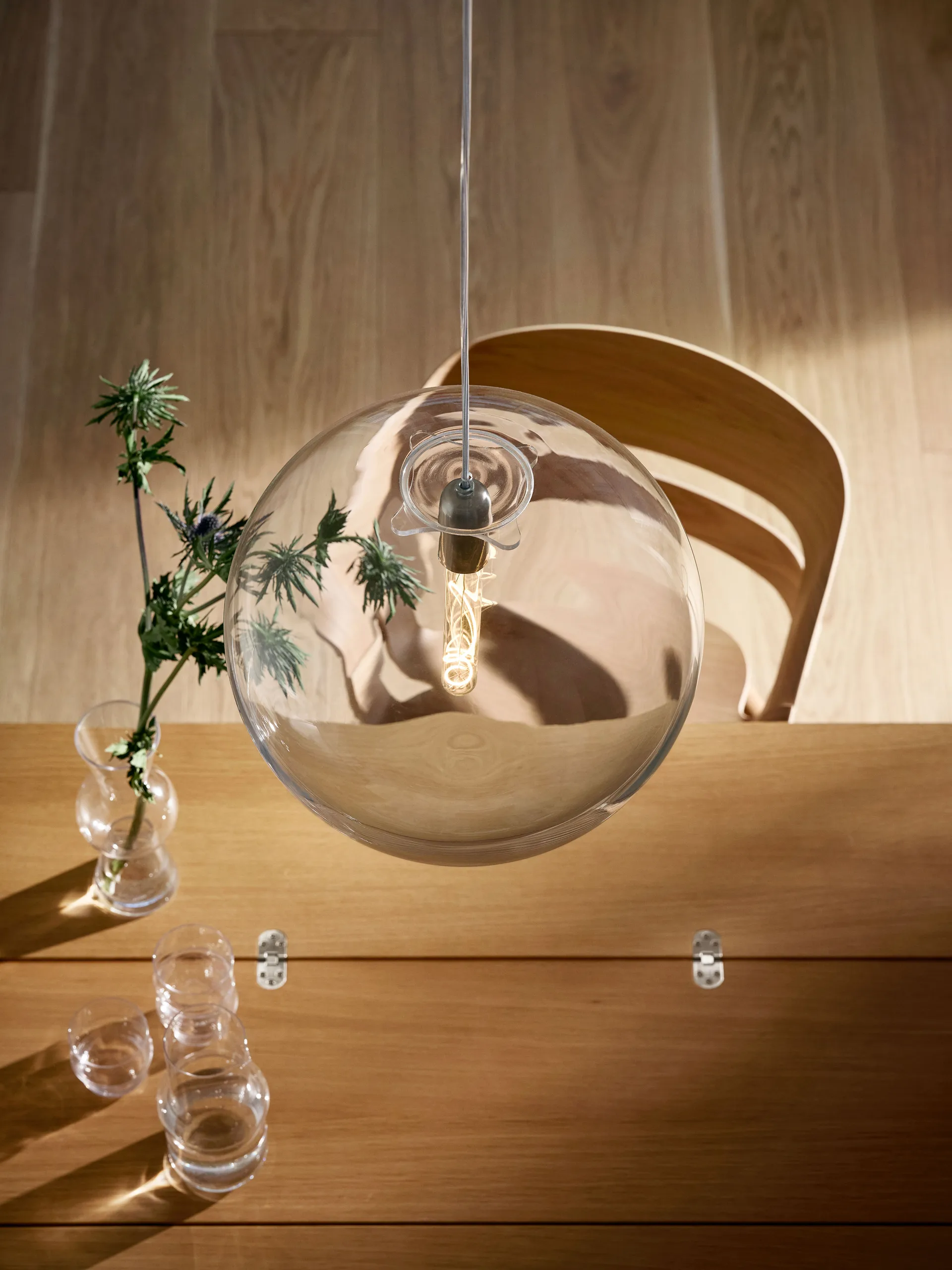 Candeeiro liso Luna, grande Design House Stockholm