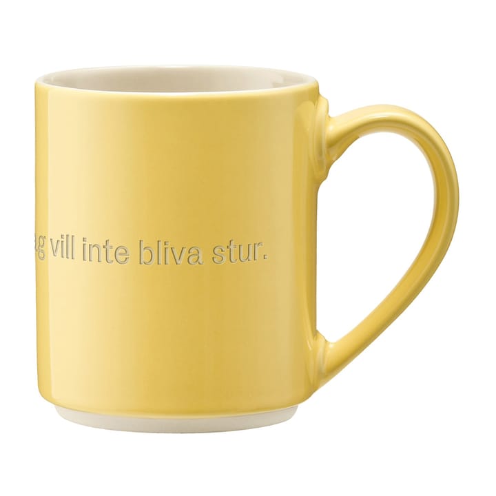 Caneca Astrid Lindgren, adorável pequena escrita - Texto sueco - Design House Stockholm