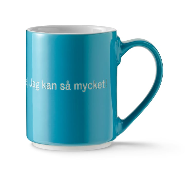 Caneca Astrid Lindgren 'Det är konstigt med mig…' - Texto em sueco - Design House Stockholm