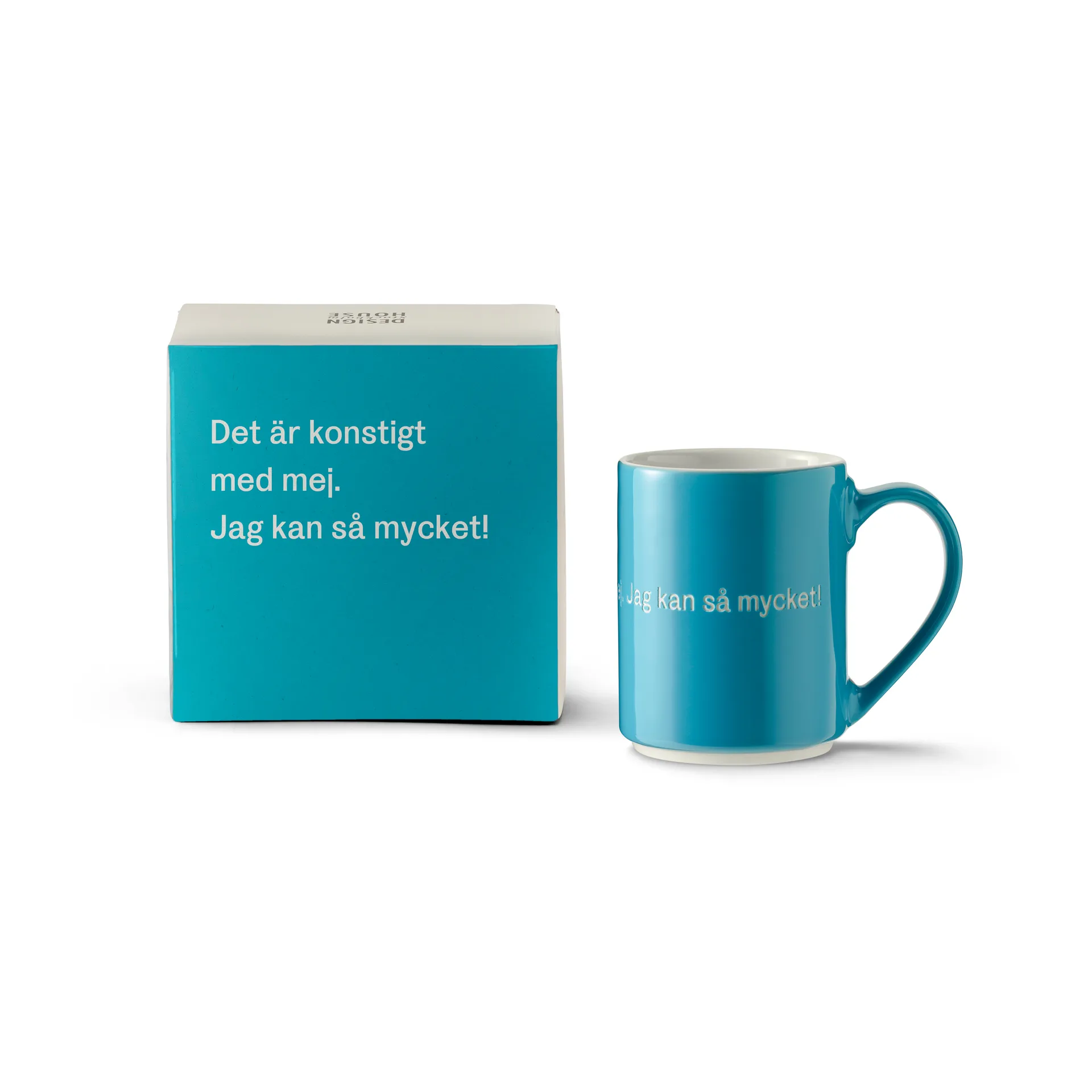 Caneca Astrid Lindgren 'Det är konstigt med mig…', Texto em sueco Design House Stockholm