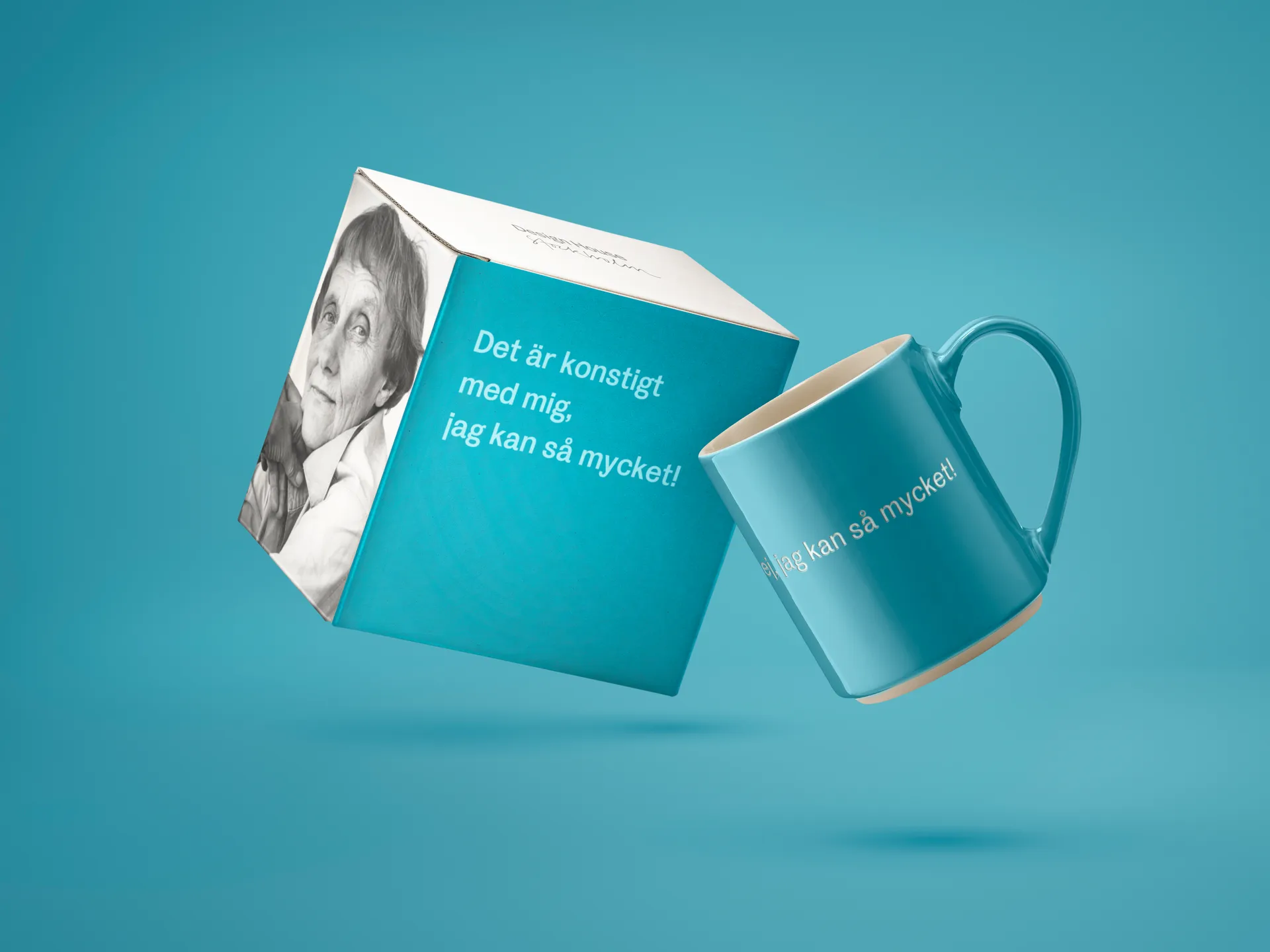 Caneca Astrid Lindgren 'Det är konstigt med mig…', Texto em sueco Design House Stockholm