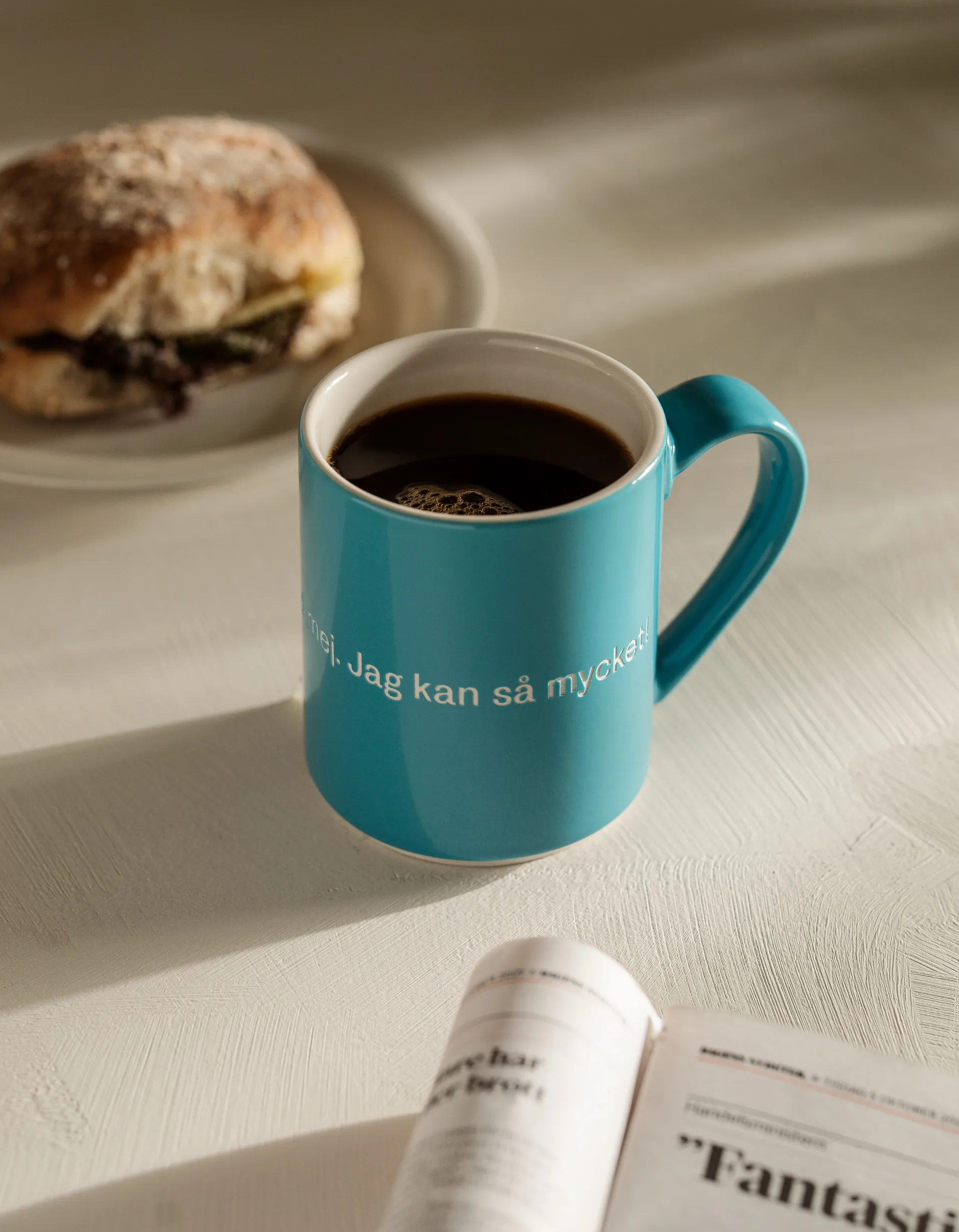 Caneca Astrid Lindgren 'Det är konstigt med mig…', Texto em sueco Design House Stockholm