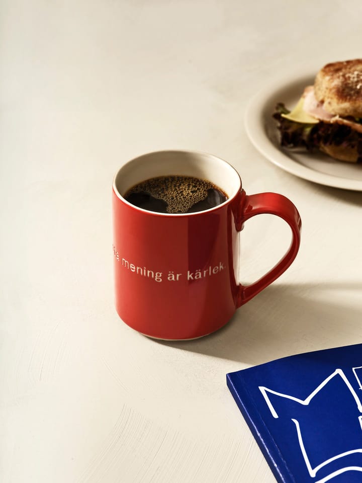 Caneca Astrid Lindgren, ja, jag tror att livets…, Texto sueco Design House Stockholm