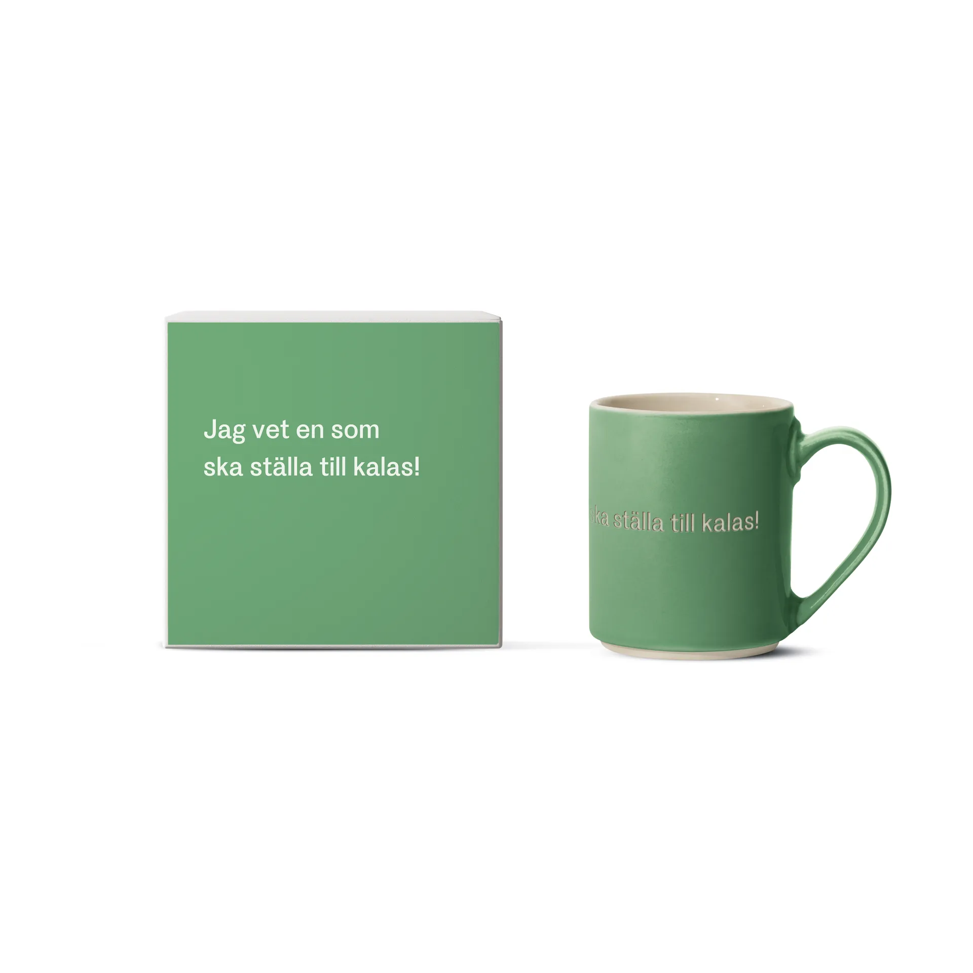 Caneca Astrid Lindgren, jag vet en som ska…, Texto sueco Design House Stockholm