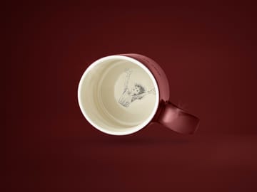 Caneca Astrid Lindgren 'Livet är en sak' - Texto em sueco - Design House Stockholm