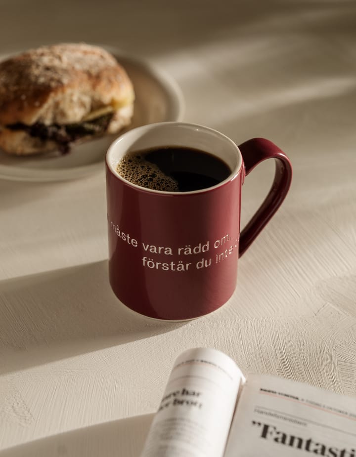 Caneca Astrid Lindgren 'Livet är en sak', Texto em sueco Design House Stockholm