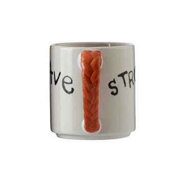 Caneca Astrid Lindgren Pippi anniversary 20 cl - Strong Kind Brave - Design House Stockholm