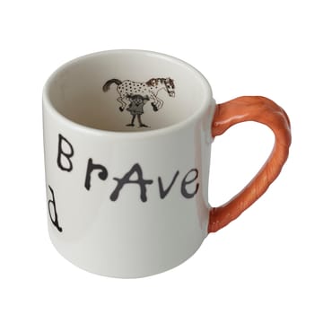 Caneca Astrid Lindgren Pippi anniversary 20 cl - Strong Kind Brave - Design House Stockholm