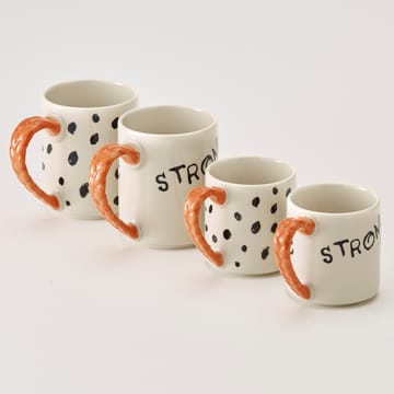 Caneca Astrid Lindgren Pippi anniversary 20 cl - Strong Kind Brave - Design House Stockholm