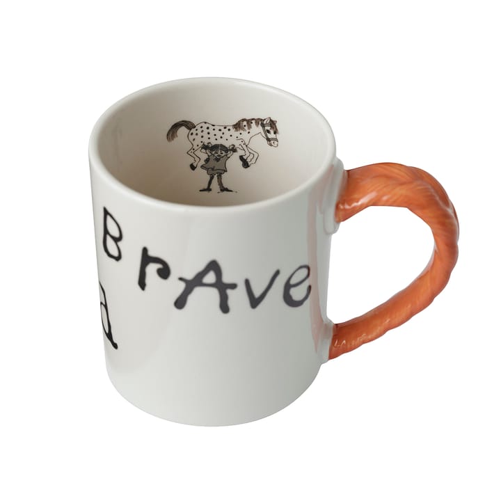 Caneca Astrid Lindgren Pippi anniversary 35 cl, Strong Kind Brave Design House Stockholm