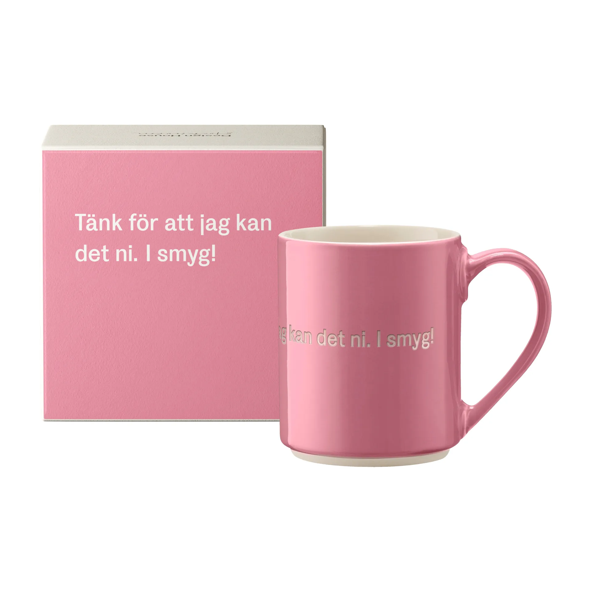 Caneca Astrid Lindgren, Tänk for att jag kan…, Texto em sueco Design House Stockholm