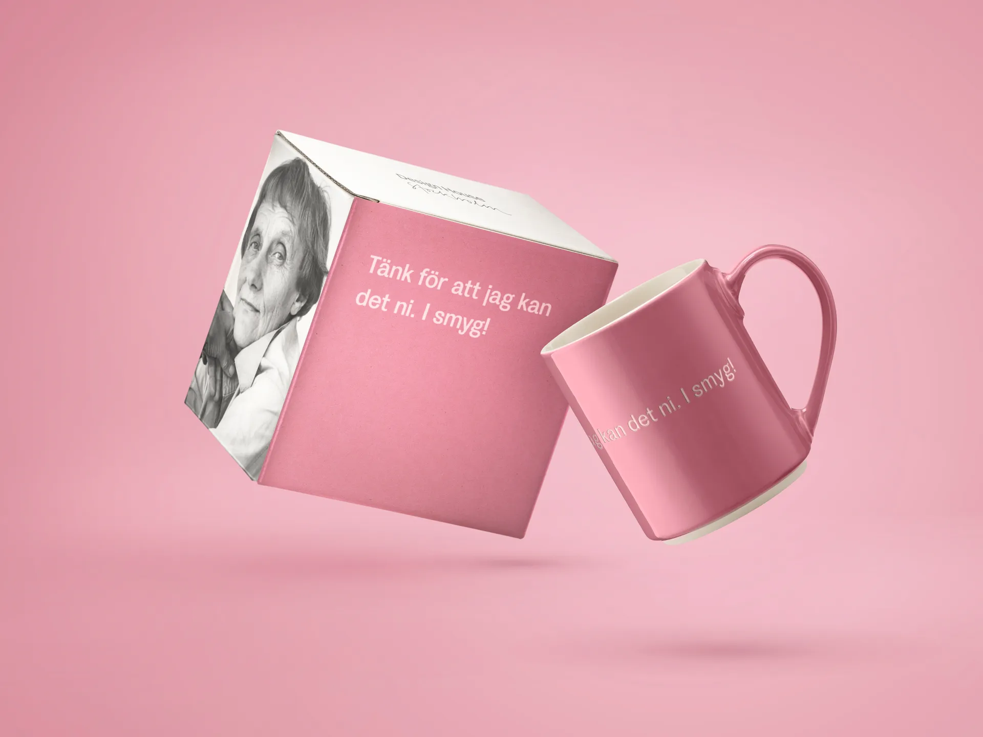Caneca Astrid Lindgren, Tänk for att jag kan…, Texto em sueco Design House Stockholm