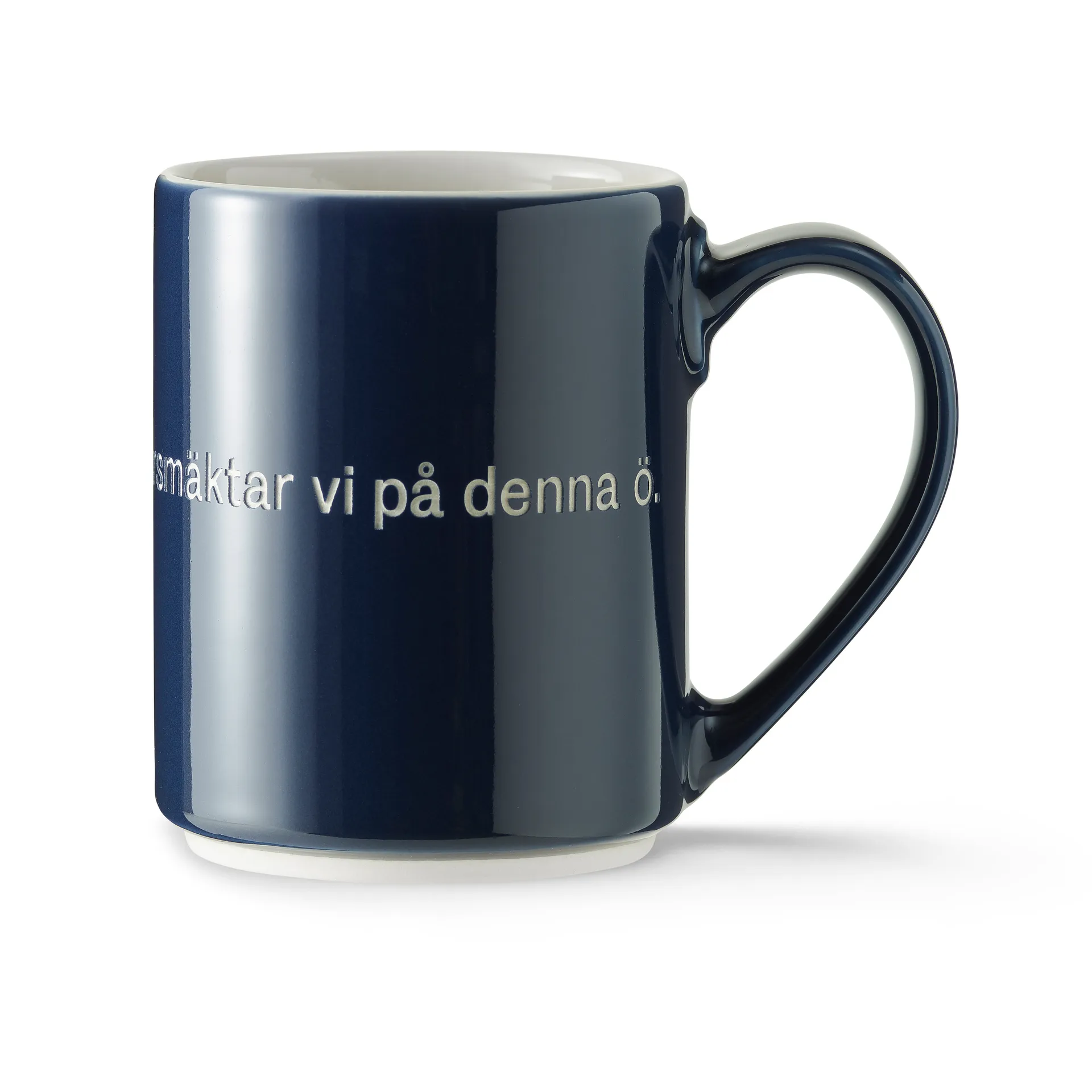 Caneca Astrid Lindgren Utan snus, Texto em sueco Design House Stockholm